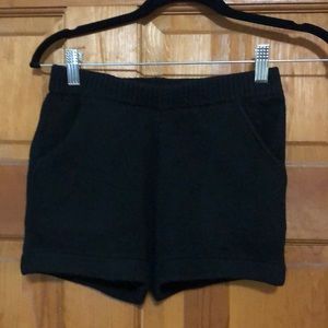 Lulu’s Laying Low Black Knit Sweater Shorts
